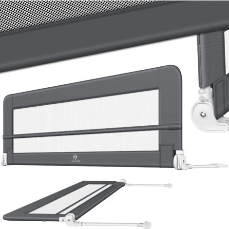 KESSER® protector de cama protector de cama de los niños para los niños protector de cama de bebé protector de cama de los niños gris oscuro / 150cm