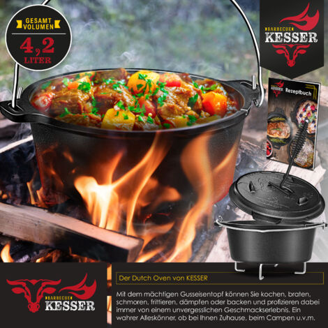 BBQ-Toro Dutch Oven DO45P, 4,2 L Premium