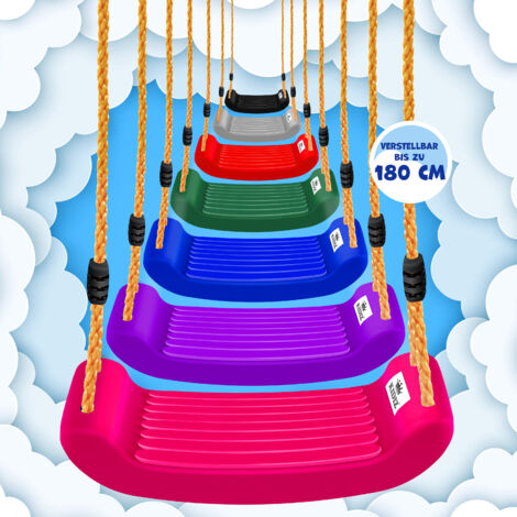 Asiento de columpio color turquesa para niños, para uso exterior, de Step2 Asiento de columpio color turquesa para niños, para uso exterior, de Step2