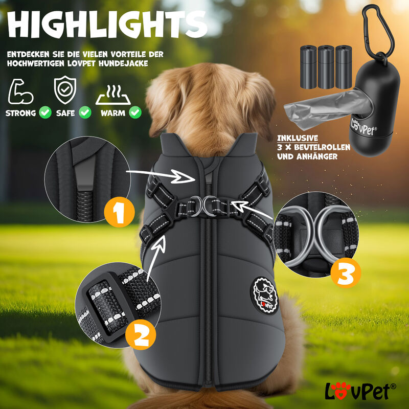Lovpet® Tosatrice per Cani Professionale silenzioso con batteria