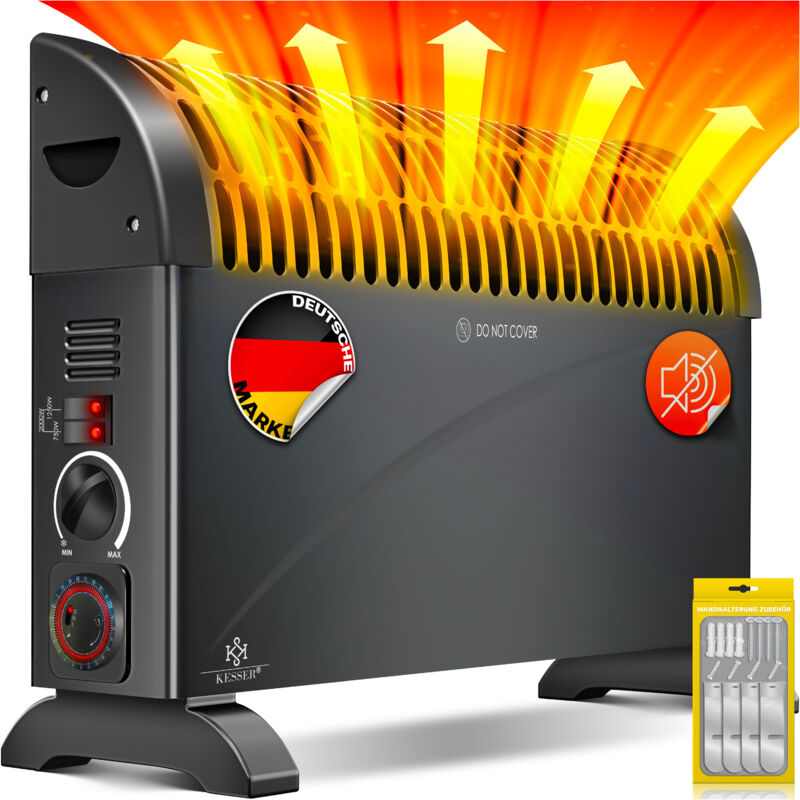 TROTEC TCH 25 E, 2.000 W, 3 livelli, termostato, anti-surriscaldamento