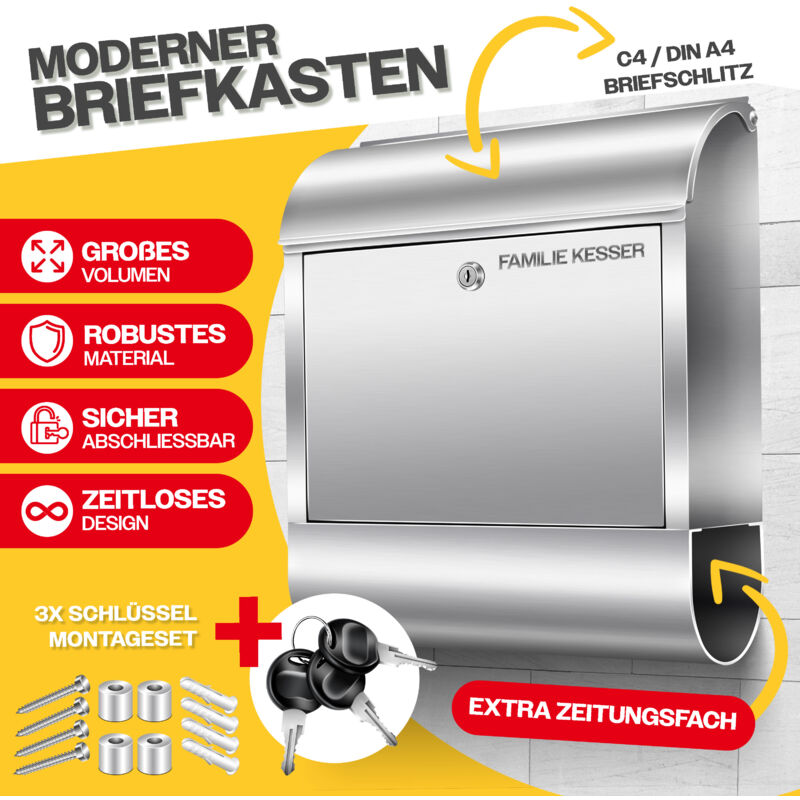 Numero Casa Galleggiante Targhetta Numero Civico In Ottone - Placca Galleggiante 10,2 Cm Satin Nickel Targa Casa Ottone