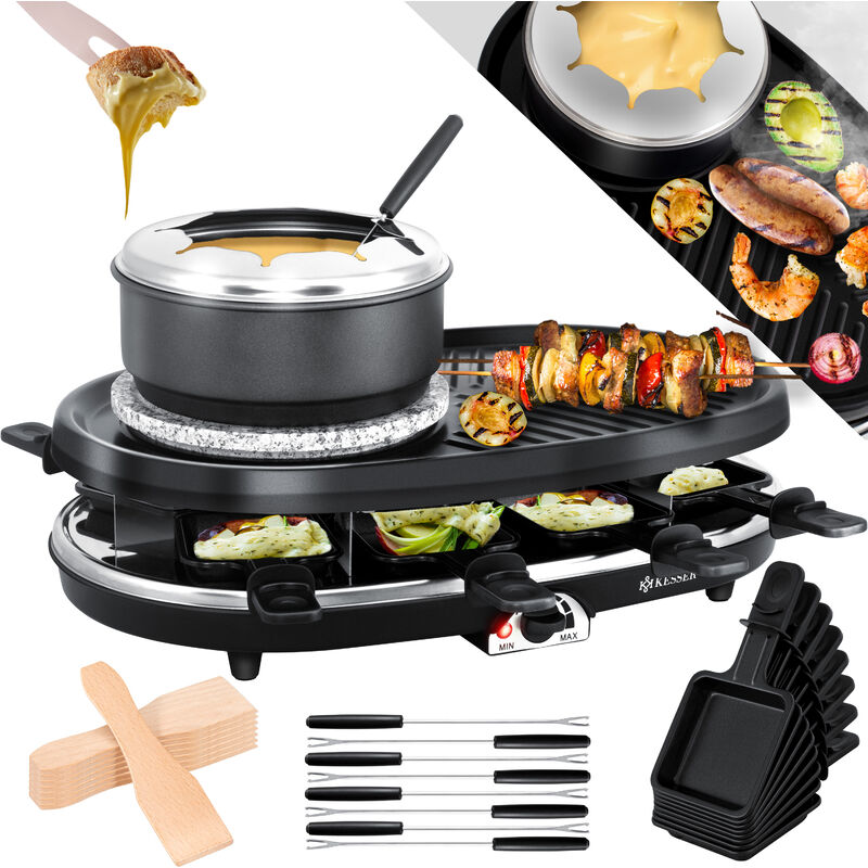 Raclette, fondue e grill elettrico 