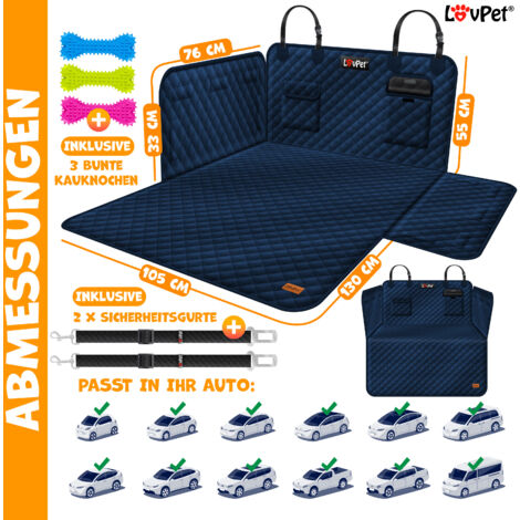 Accessori Auto Cani NEWFUN Copri Bagagliaio Per Cani - Tappetino Protettivo Idrorepellente 185x105cm Per Auto SUV Fondo Bagagliaio Auto - 9