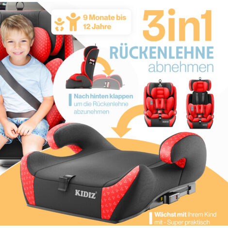 Kidiz ® Autokindersitz Autositz Kinderautositz 9-36 kg Gruppe 1+2+3 Kindersitz e
