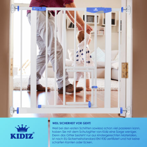 Cancetto Sicurezza Scale Senza Foratura - Per Larghezze 105-115 Cm, Bianco, Per Bambini E Animali - Foto 4