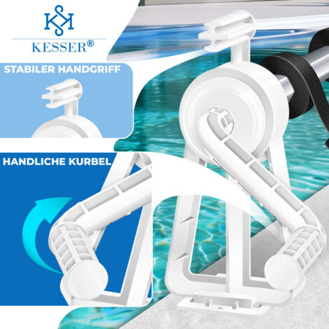 Set Di 10 Nastri Di Fissaggio Per Pellicola Solare Per Piscina: Kit Completo Con Fibbie E Piastre