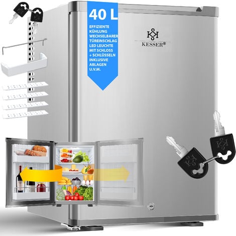 KESSER® Mini frigorifero con serratura - capacità minibar 40litri