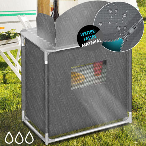 Cucina Da Campeggio Portatile KESSER - Con Telaio Alluminio, Borsa Trasporto E Ripiani - Foto 6