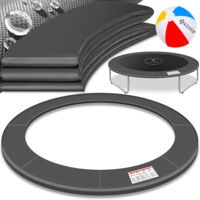 KESSER® Copertura bordo trampolino Ø 244 305 366 426 cm 30 cm di larghezza Copertura a molla antistrappo 100% resistente ai raggi UV antracite / 244 cm