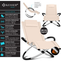 Sedia Da Campeggio Pieghevole 2in1 - Lettino Con Schienale Regolabile E Luce - Foto 8