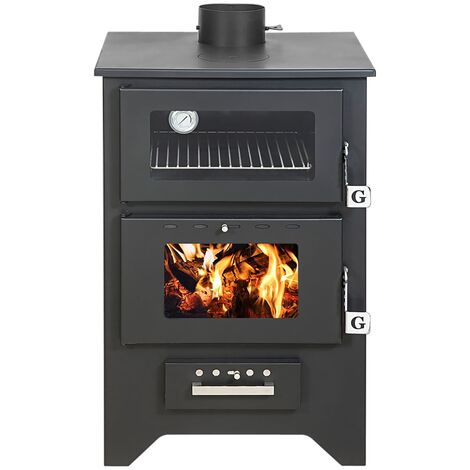 Holzofen "Apollo" 14,8 kW aus Stahl h 91 cm Made in Europe