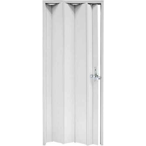 Innen-Falttür "Luciana" 88,5 x h 214 cm aus PVC "Made in Italy" -Farbe Kirsche