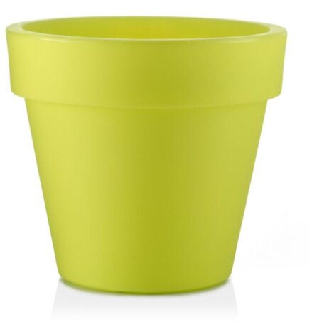 Outdoor Runde Vase  "Standard One Essential" aus Kunstoff für Pflanzen und Blumen -60 cm / Anthrazit