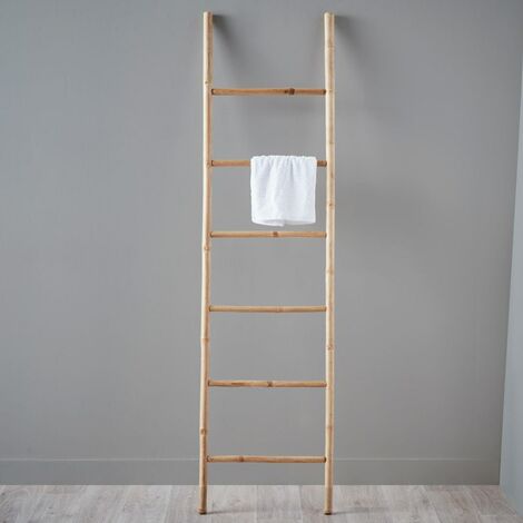 h 170 Bambus-Leiter cm für Badetücher Dekorative \
