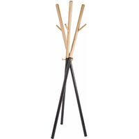 Standgarderobe "Bastien" moderne Garderobe h 172 -Schwarz