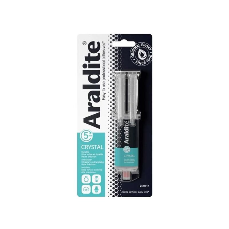 Colle Epoxy Araldite Cristal 24ml Araldite