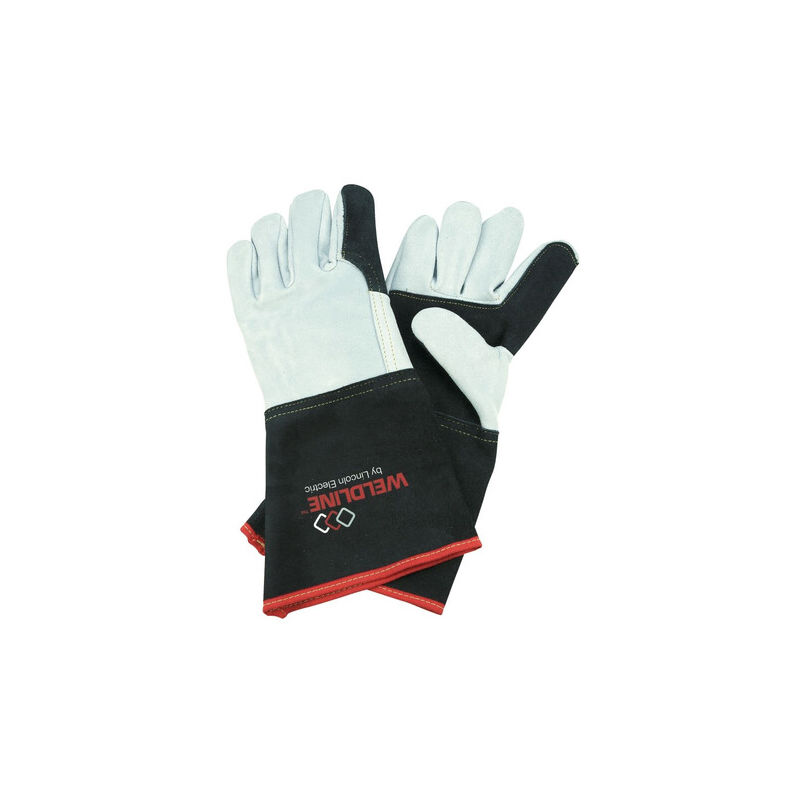 Gants De Soudeur VECTOR TIG/MIG - Rouge/Orange - Taille Universelle - Protection Soudage