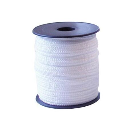 Corderies Tournonaises – Drisse polypropylène fluo anti-UV 2.5 mm – Résistance 90 kg – Longueur 100 m – Pour applications extérieures