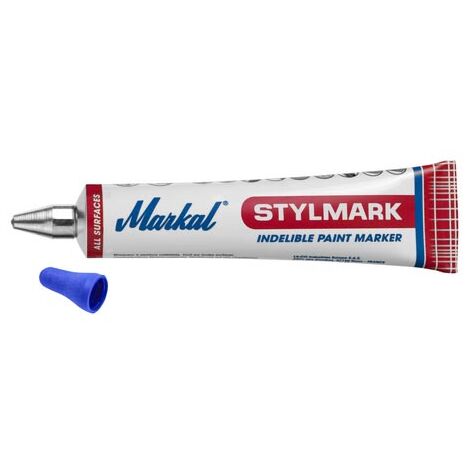 Marqueur peinture indelebile tube 50ml bleu Wilmart