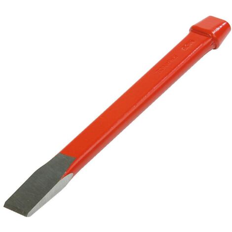 Mob Outillage – Burin mécanicien silicium 180mm – Acier allié 51SC7 – Tête de sécurité brevetée – Réaffûtabilité à vie
