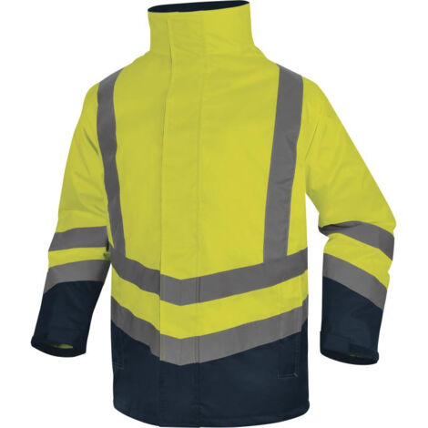 Parka Haute Visibilité 5en1 Jaune Marine TM Delta Plus (1/5)