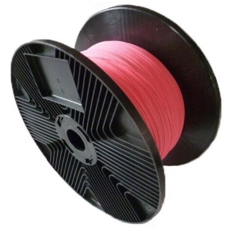 Drisse polypropylène fluo anti-UV - 1.5 mm - rose fluo - bobine de 1000 m - CORDERIES TOURNONAISES
