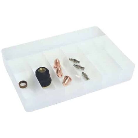 GYS – Coffret de consommables pour torche plasma TPT40 – 1 buse, 1 diffuseur, 3 tuyères, 3 électrodes – Pour coupes précises sur métaux