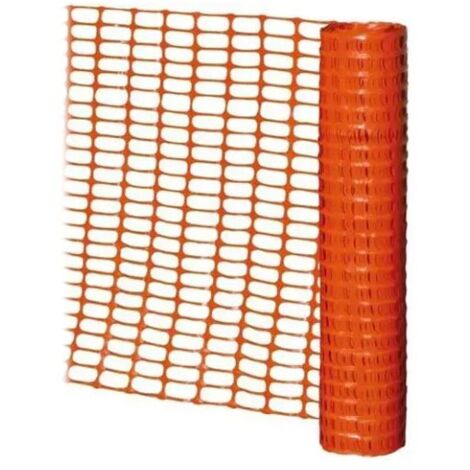 Barriere de Chantier Orange 1m x 50m Sacherie de Pantin
