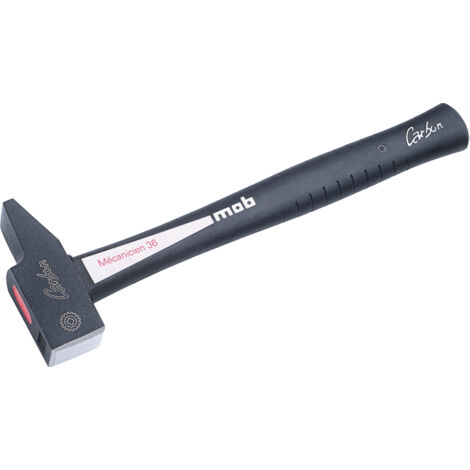 Marteau rivoir mécanicien 2,6 cm – Manche carbone haute performance – Tête forgée acier C45E forte teneur en carbone – Puissance et précision pour travaux mécaniques exigeants