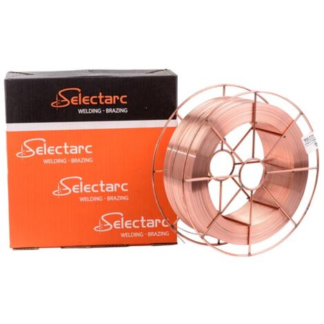 Bobine De Fil à Souder Acier Vogelmann 1,0mm 15kg - Type SG2/G3Si1, Pour Soudage MIG/MAG