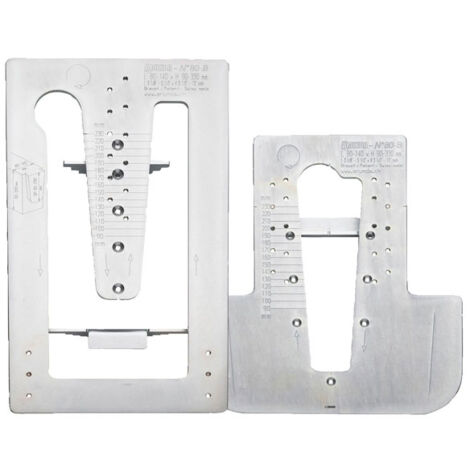 Mafell – Gabarit de fraisage Arunda pour assemblage bois – 80-140 mm – Assemblage à double cône auto-serrant – Pour tenons et mortaises (1/4)