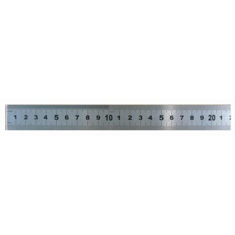 Reglet Inox 1000Mm 30X0,8Mm Wilmart
