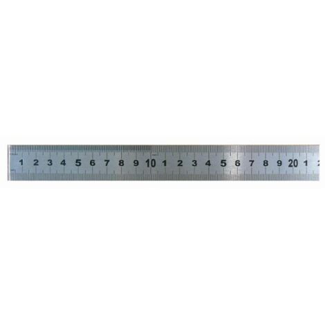 Règle En Inox Chromé Mat 150 Mm - Marque FEKU France Universal Diffusion