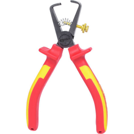 KS Tools - Pince à denuder isolée à poignée bi-composant, L.160 mm - 117.1114