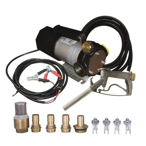 Groupe De Transfert Eco 12 V - 34 L/min, Ac Pattes Pm Alu +kit Raccord (1/2)