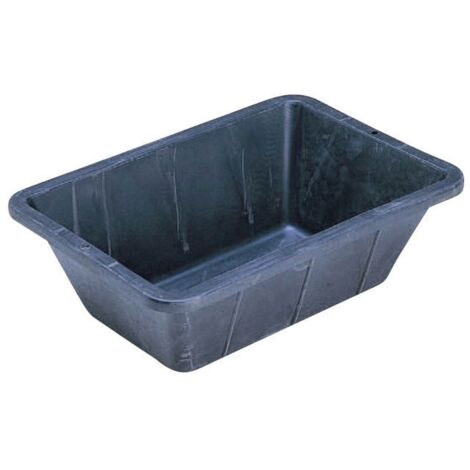 Auge de maçon plastique noir 60x40x16 sans poignée - VINMER - 310206