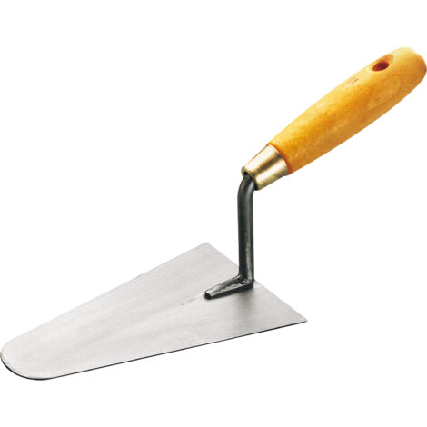 Truelle Italienne Eco Manche Bois Ronde 16 Cm L'Outil Parfait
