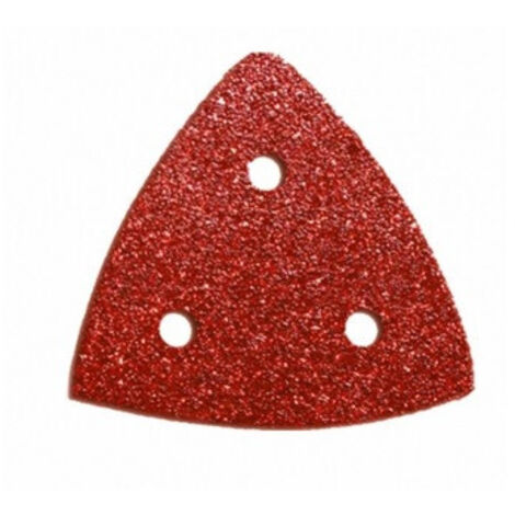 Leman - Lot de 10 patins triangulaires 80x80 mm GR 60 Corindon - 402110.01