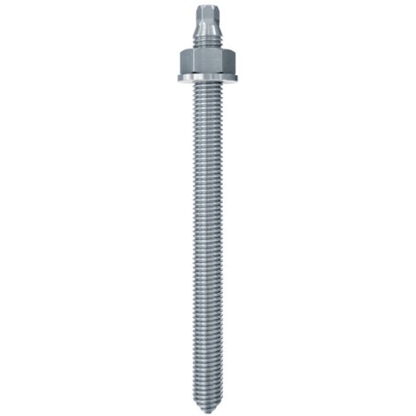 Fischer 10x Ankerstange RG M 10 x 165 mm galvanisch verzinkt Stahlgüte 5.8 - 050280