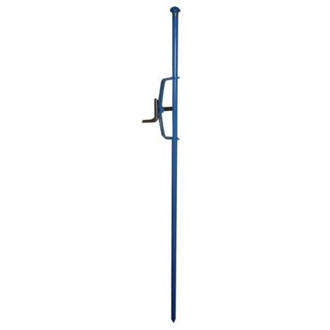 Finish – Piquet d'implantation 1.50m en acier plein 20mm – Tête et pointe forgées – Pour applications extérieures – Installation facile
