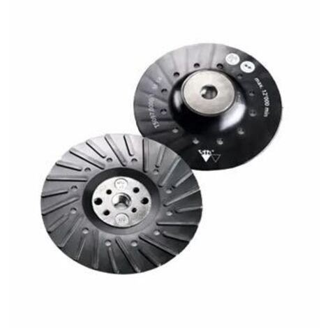 Plateau Turbo Ventile 125mm M14 Pour Disque Fibre Sia Abrasives