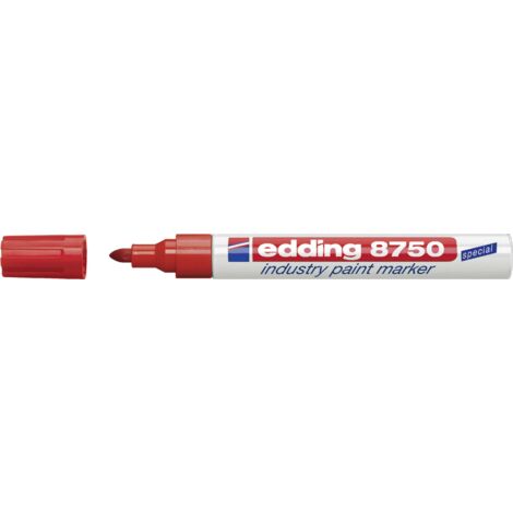 Marqueur Peinture Special Industrie Rouge 8750 Edding