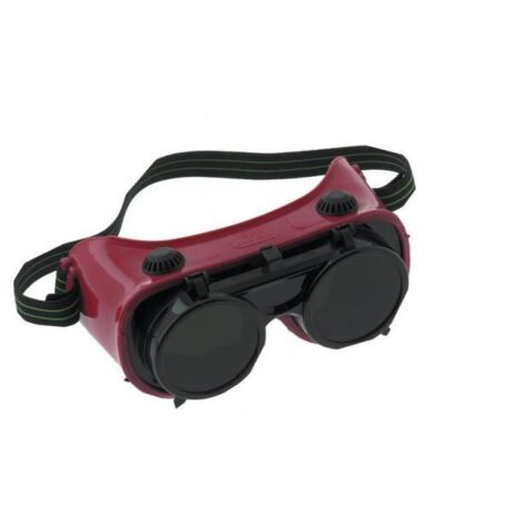 Lot de 12 - Lunettes soudeur relevable 72 R DIN 5 (1/2)