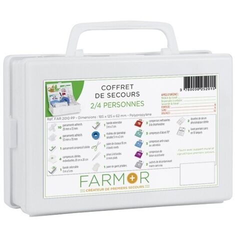 Trousse De Secours Multirisques - 2/4 (coffret en polypropylène) (1/2)