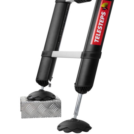 Telesteps – Pieds de sécurité ajustables pour échelle télescopique Prime – Base élargie pour stabilité – Surface de friction augmentée – 9190209