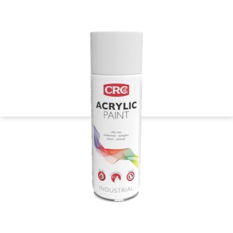 Peinture acrylique de finition blanc signal - aérosol 400 ml (1/5)