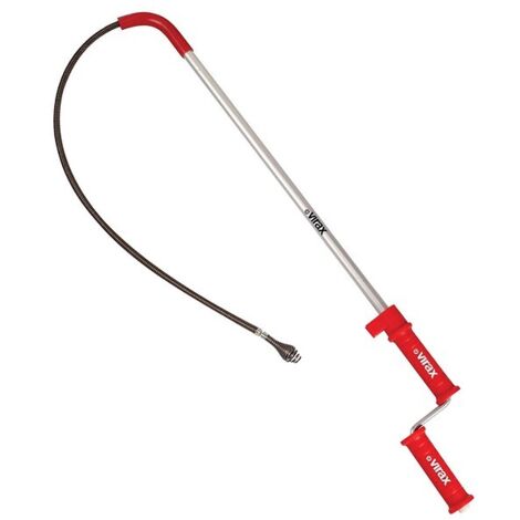 Déboucheur à main WC télescopique à canne - Distance maxi d'intervention 80 cm - VIRAX