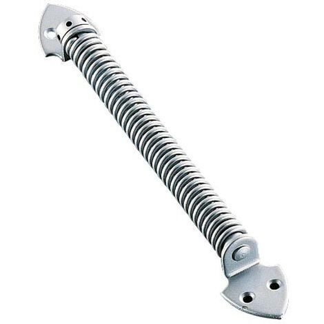 Groom – Ferme-porte mécanique spiral 72 argent – Puissance de fermeture réglable – Finition acier verni – Pour portes jusqu'à 22 kg