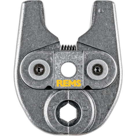 Rems – Pince à sertir Mini V 12 578324 – Pour systèmes Pressfitting – Mâchoires monobloc pivotantes – Sertissage sans décalage